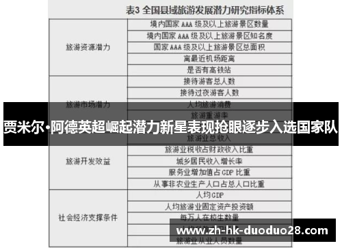 贾米尔·阿德英超崛起潜力新星表现抢眼逐步入选国家队