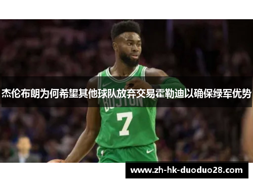 杰伦布朗为何希望其他球队放弃交易霍勒迪以确保绿军优势
